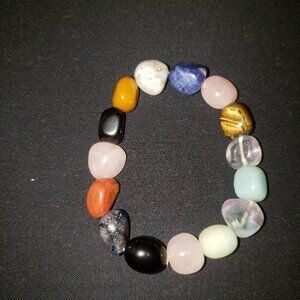 Beautiful polished stone bracelet